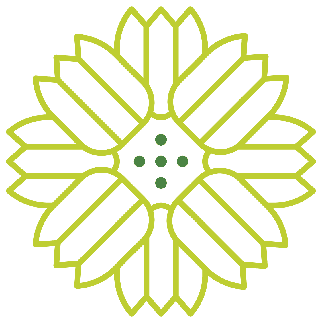 Decorative leaf pattern